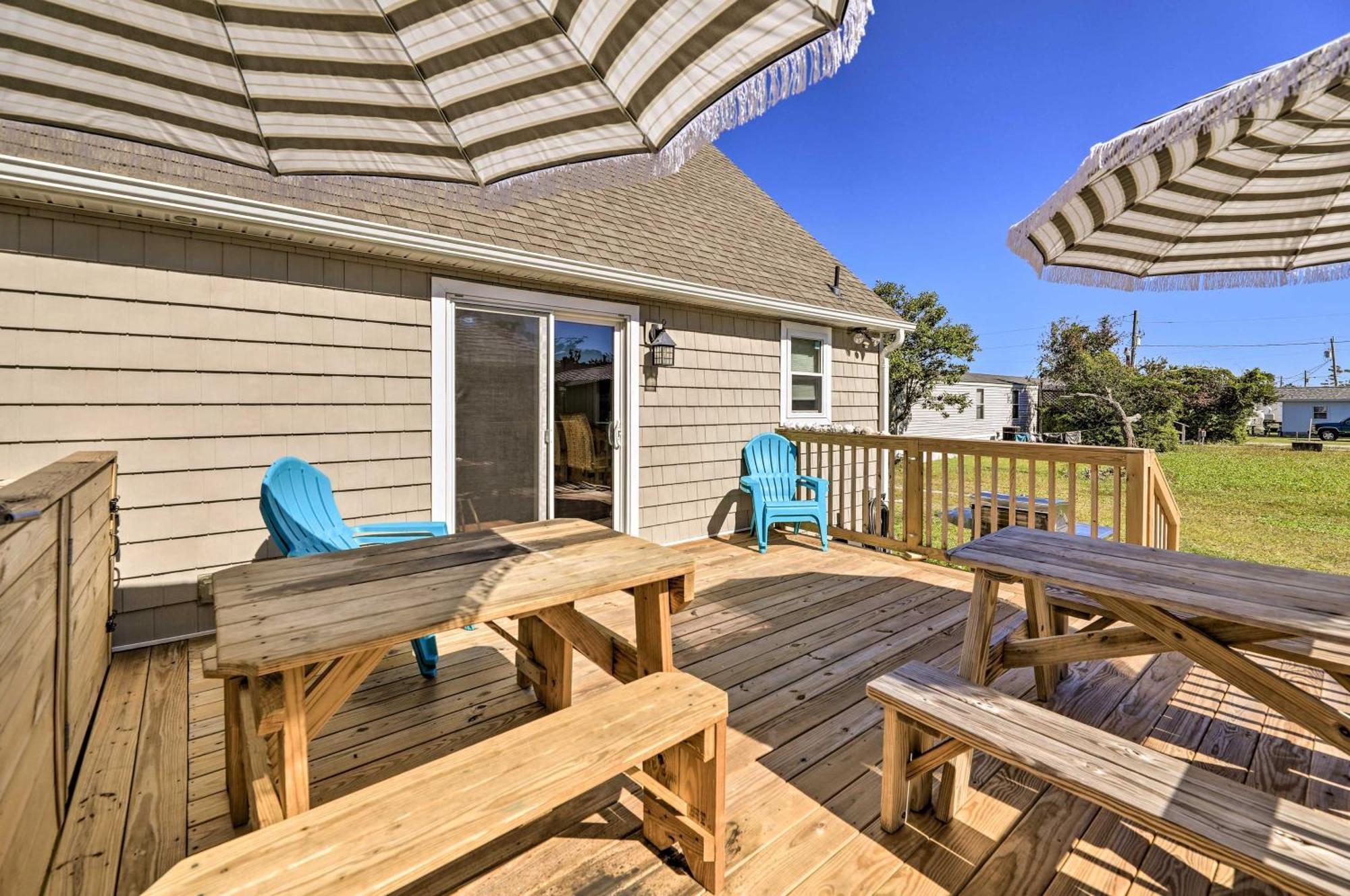 The Willowberry House With Deck And Grill! Harkers Island Dış mekan fotoğraf